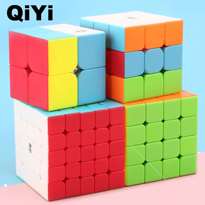 QIYI-Stickerless  ť 2x2x2 3x3x3 4x4x4 5x5x5 ..